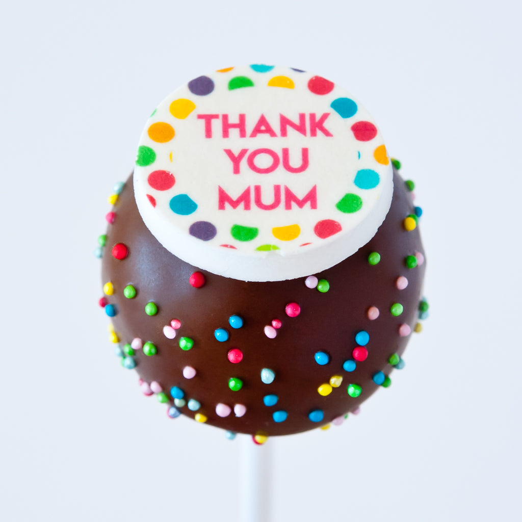 Gift Box of 8 Personalised Thank You Cake Pops