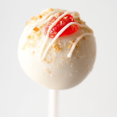 Cherry Bakewell Cake Pop